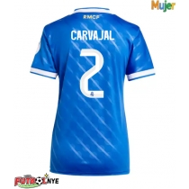Camiseta Real Madrid Daniel Carvajal #2 Tercera Equipación para mujer 2025-26 manga corta
